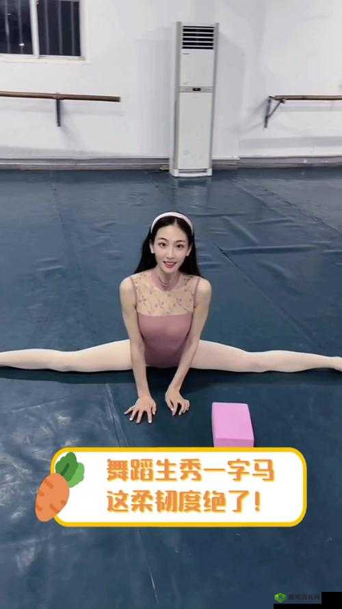 戴小玩具练劈叉的舞蹈生:为梦想付出的汗水与努力