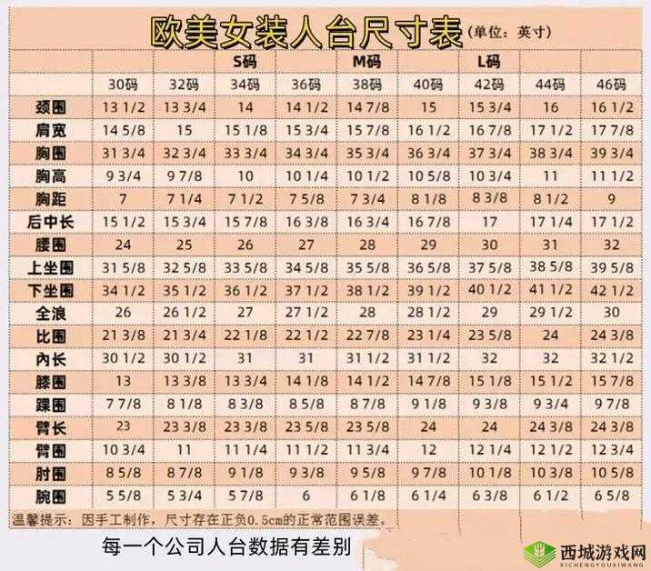 欧美尺码日本尺码专线:如何准确选择适合的国际服装尺码指南